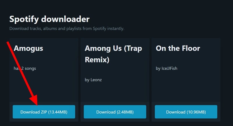 Download Spotify Playlists with Spotify -downloader