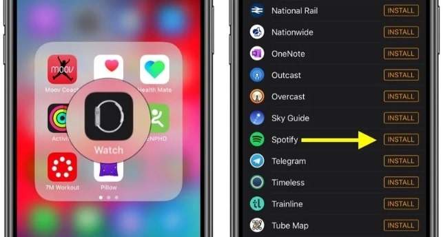 Get Spotify on Apple Watch with iPhone