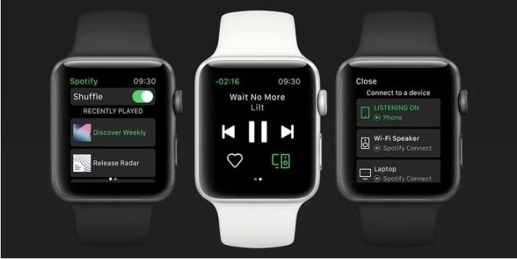 Play Spotify on Apple Watch with iPhone