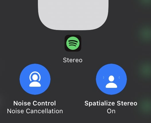 Spatialize Stereo option in iPhone audio settings