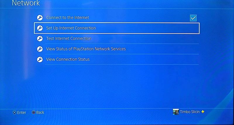 Set Up Internet Connection on PS4